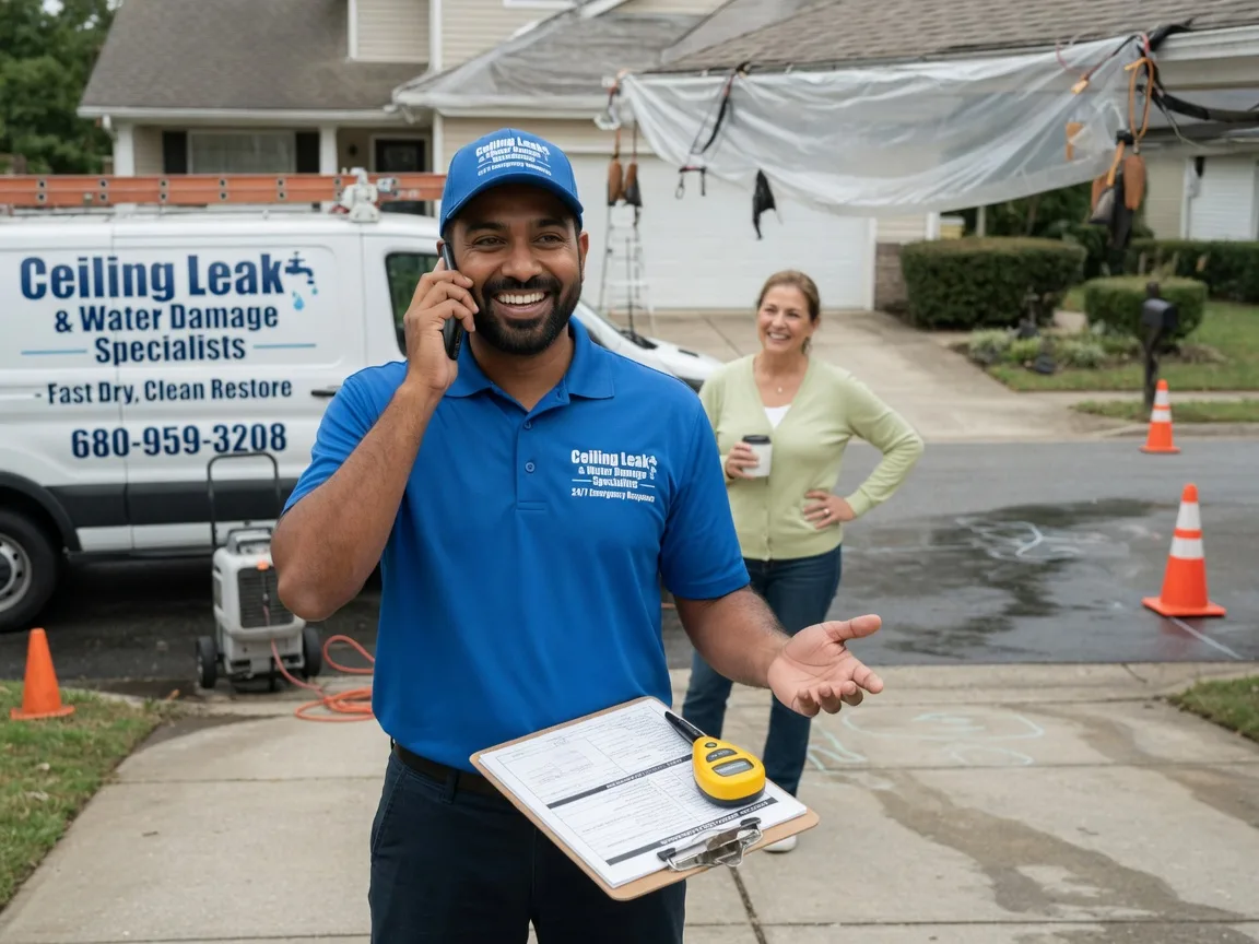 Ceiling Leak Cleanup North Carolina FAQs